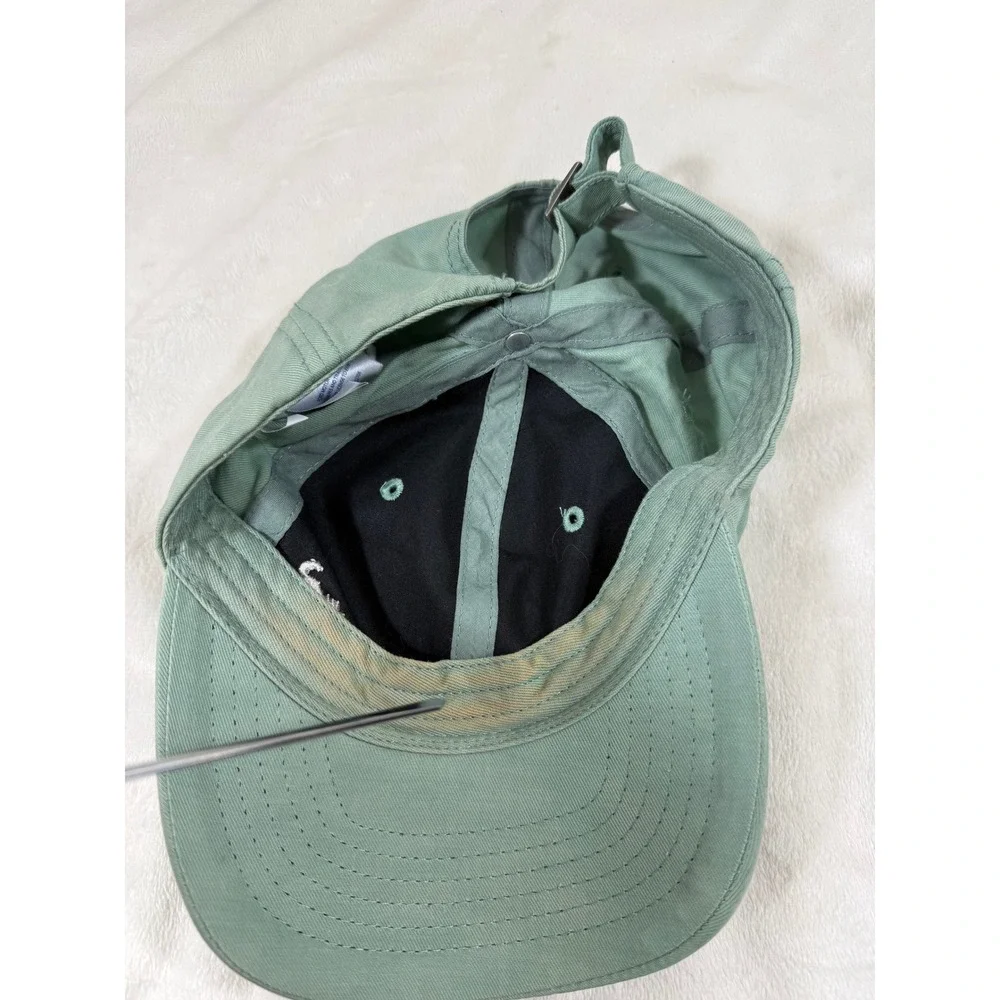 Bronco Ford Bucking Horse Dad Hat Cap Sage Green Adjustable Cotton Embroidered
